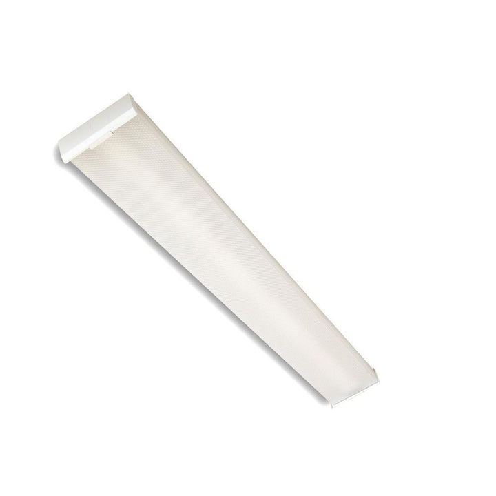 4 ft. 4944 Lumens 64-Watt Equivalent Integrated LED Dimmable White Prismatic Lens Wraparound Light, 4000K Cool White - Super Arbor