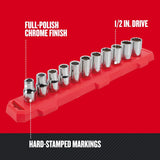 CRAFTSMAN 11-Piece Metric 1/2-in Drive 12-Point Shallow Socket Set