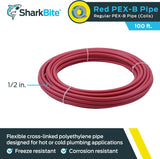 SharkBite 1/2 in. x 100 ft. Blue and Red PEX-B Pipe Coil Combo