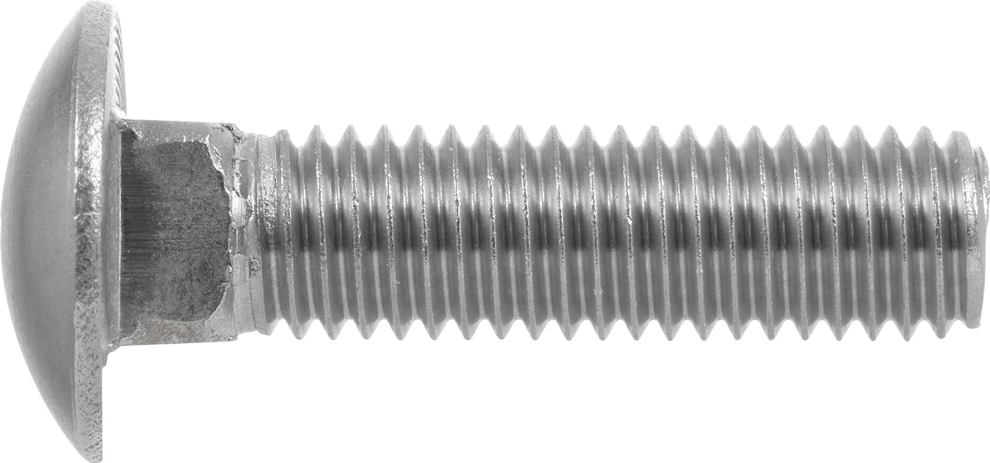 Hillman 5/16 in. x 3 in. Stainless Steel Carriage Bolt, 25-Pack