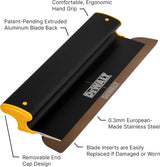 DEWALT Drywall Skimming Blade Set with 7 in., 10 in., 16 in. Blades and 37 in. to 63 in. Extension Handle