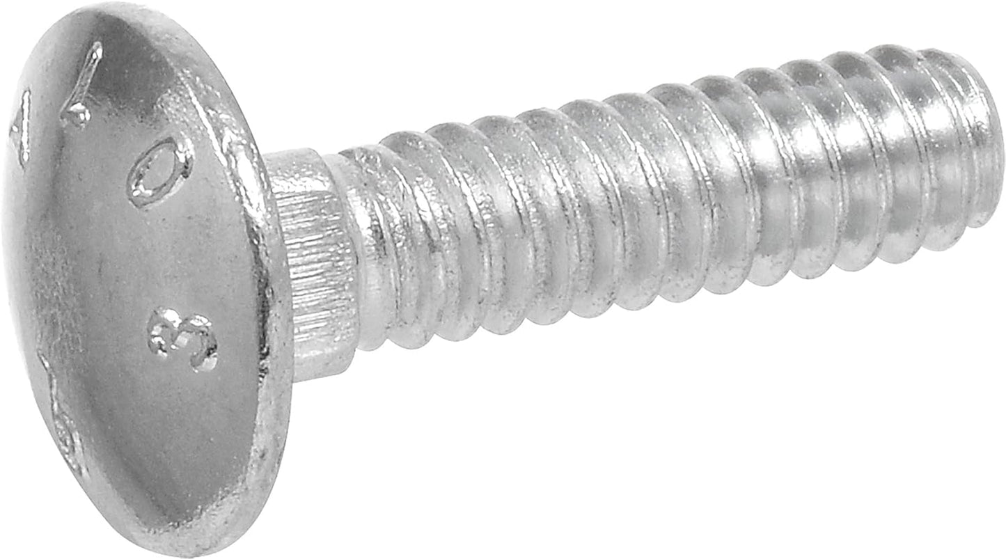 Hillman 3/8 in. x 4-1/2 in. Zinc-Plated Steel Carriage Bolt, 50-Pack