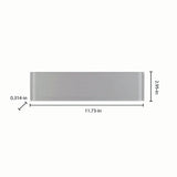 Elida Ceramica Gray 3-in x 12-in Glossy Glass Subway Wall Tile