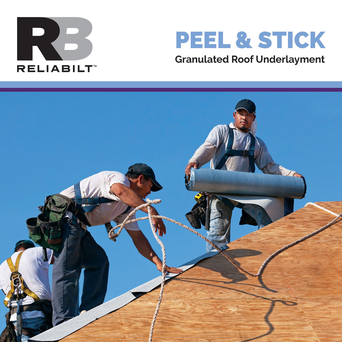 RELIABILT Peel & Stick Granulated Roof Underlayment, 36 in x 50 ft (150 sq ft) Rubberized Asphalt