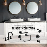 Delta Trinsic 0.5-in ID Matte Black Bathtub/Shower Escutcheon Trim Ring, 6.5-in Dia
