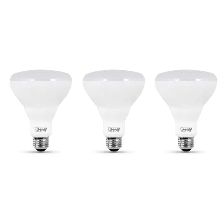 Feit Electric 65-Watt Equivalent BR30 Dimmable CEC Title 20 Compliant LED ENERGY STAR 90+ CRI Flood Light Bulb, Daylight (3-Pack)