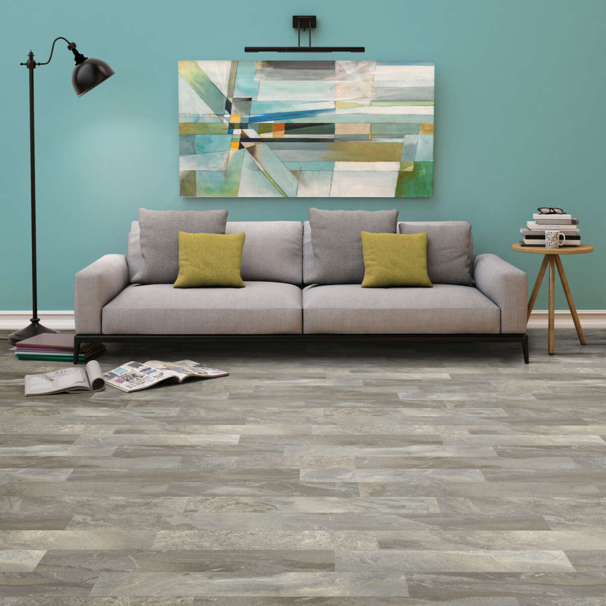 Congoleum AirStep Evolution Rockport – Winter Sky Sheet Vinyl (Cut-to-Length) Sample
