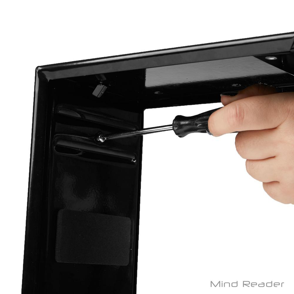 Black Under Desk Computer Tower Adjustable Holder - Super Arbor