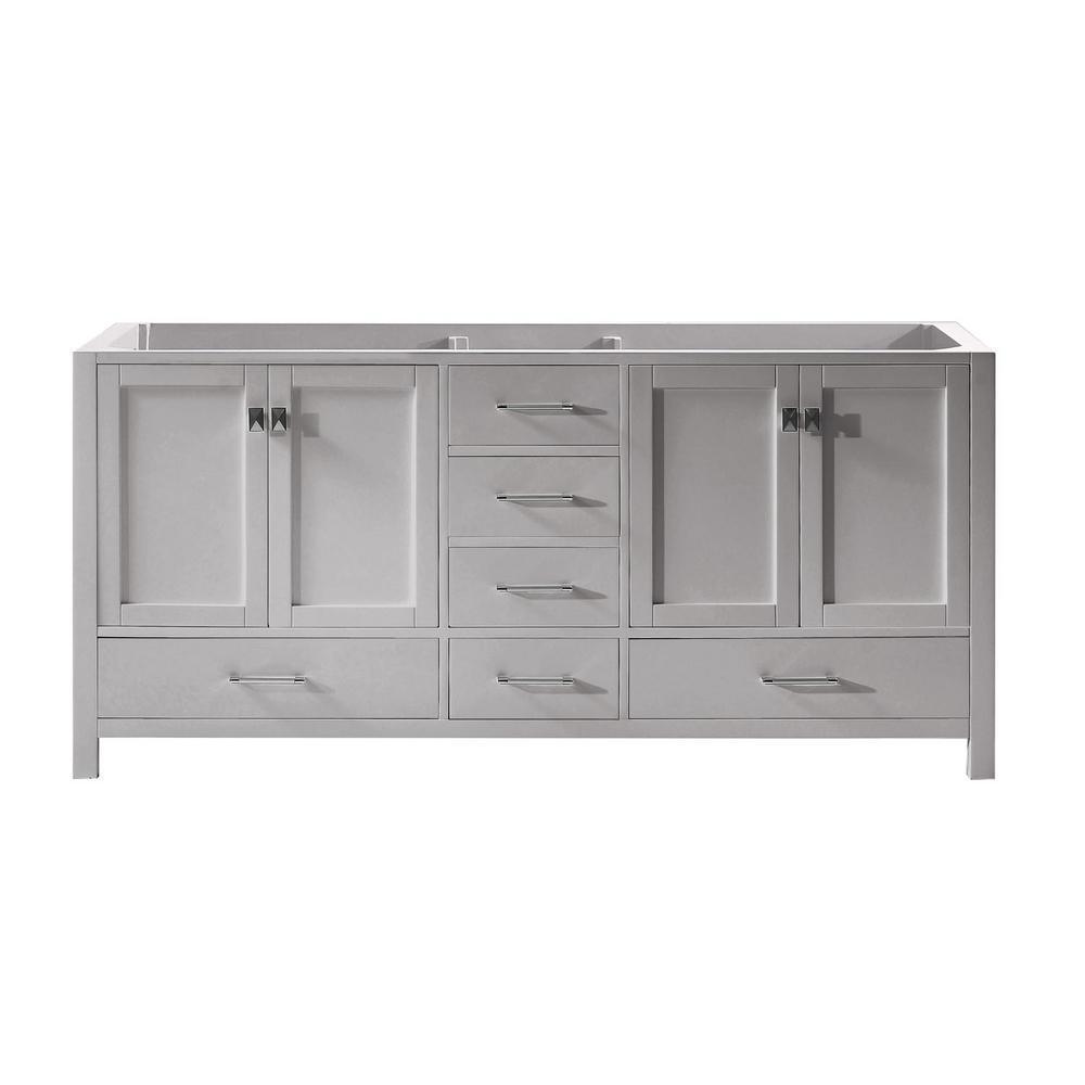 Caroline Avenue 72 in. W Bath Vanity Cabinet Only in White - Super Arbor