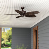 Harbor Breeze Tilghman II 52-in Bronze Indoor/Outdoor Ceiling Fan (5-Blade)
