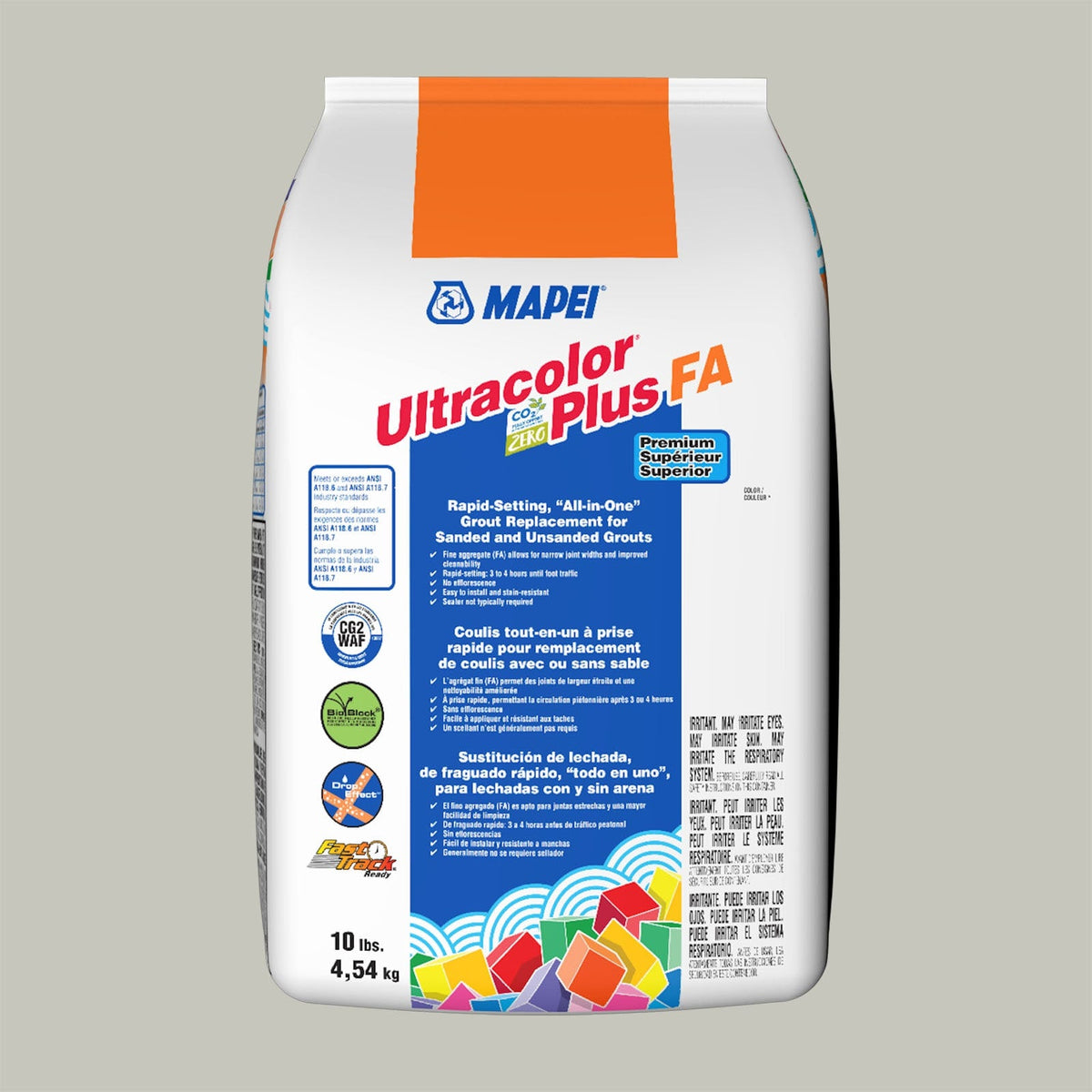 MAPEI Ultracolor Plus FA Grout, Castle Wall #5227 (10 lbs)
