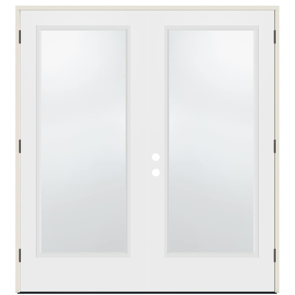 JELD-WEN 72-in x 80-in Steel French, Left-hand inswing – product-only view