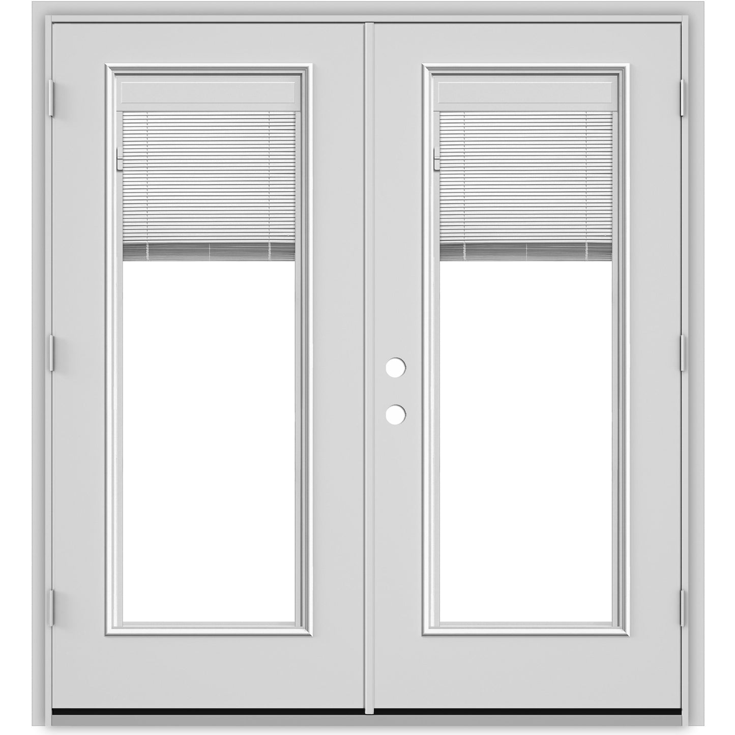 JELD-WEN 72-in x 80-in Steel French, Left-hand inswing – product-only view