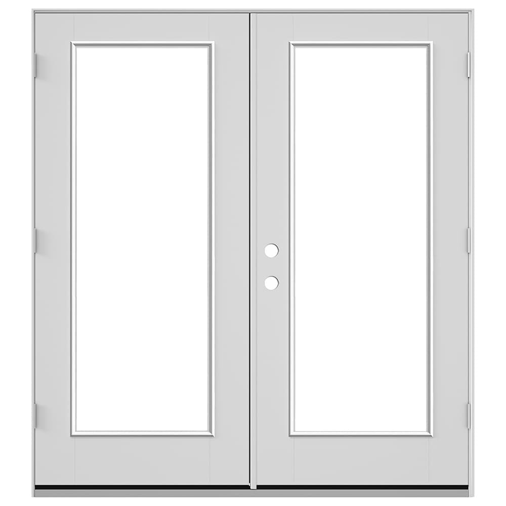 JELD-WEN 72-in x 80-in Fiberglass French, Left-hand inswing – product-only view