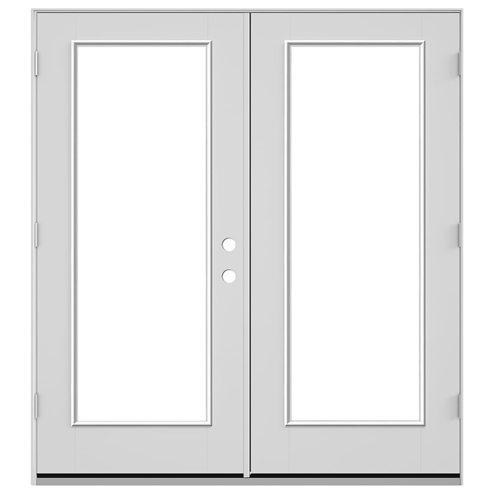 JELD-WEN 72-in x 80-in Fiberglass French, Right-hand inswing – product-only view