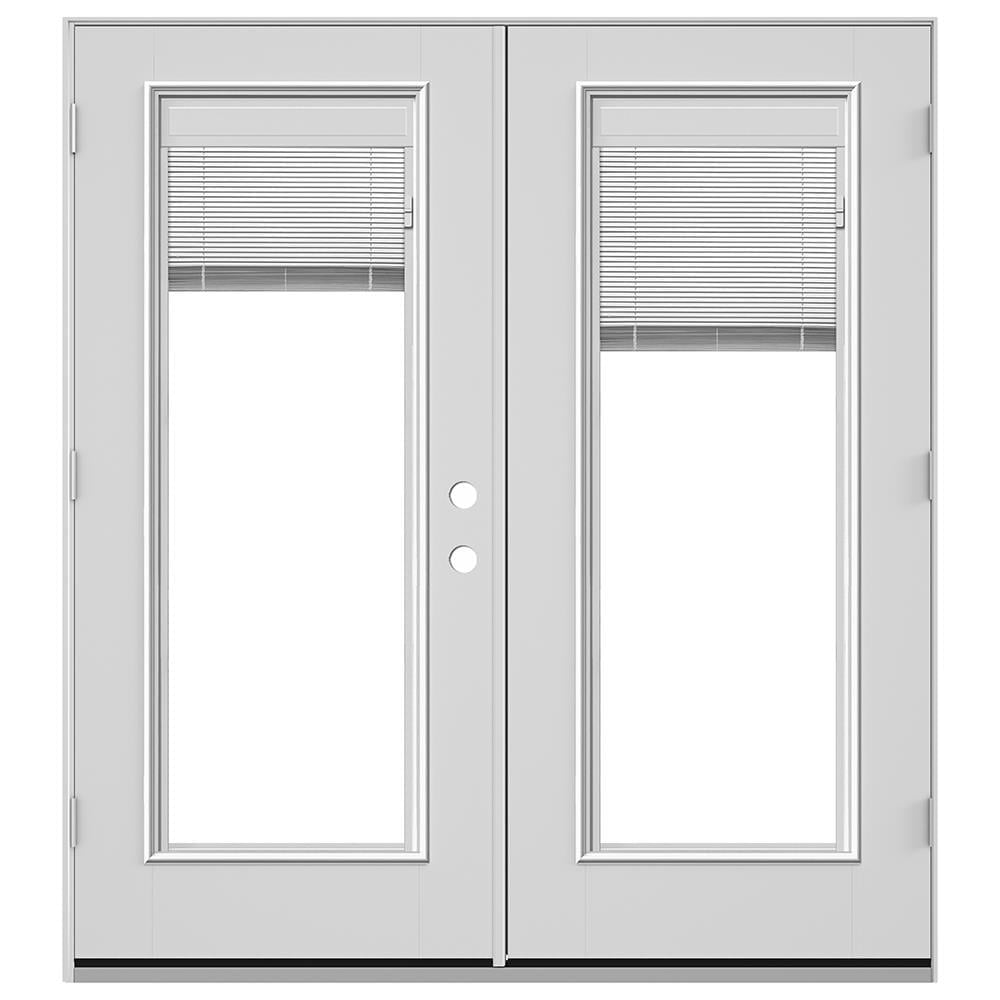 JELD-WEN 72-in x 80-in Fiberglass French, Right-hand inswing – product-only view