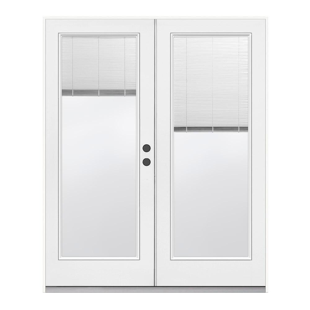 JELD-WEN 72-in x 80-in Steel French, Left-hand inswing – primary product view