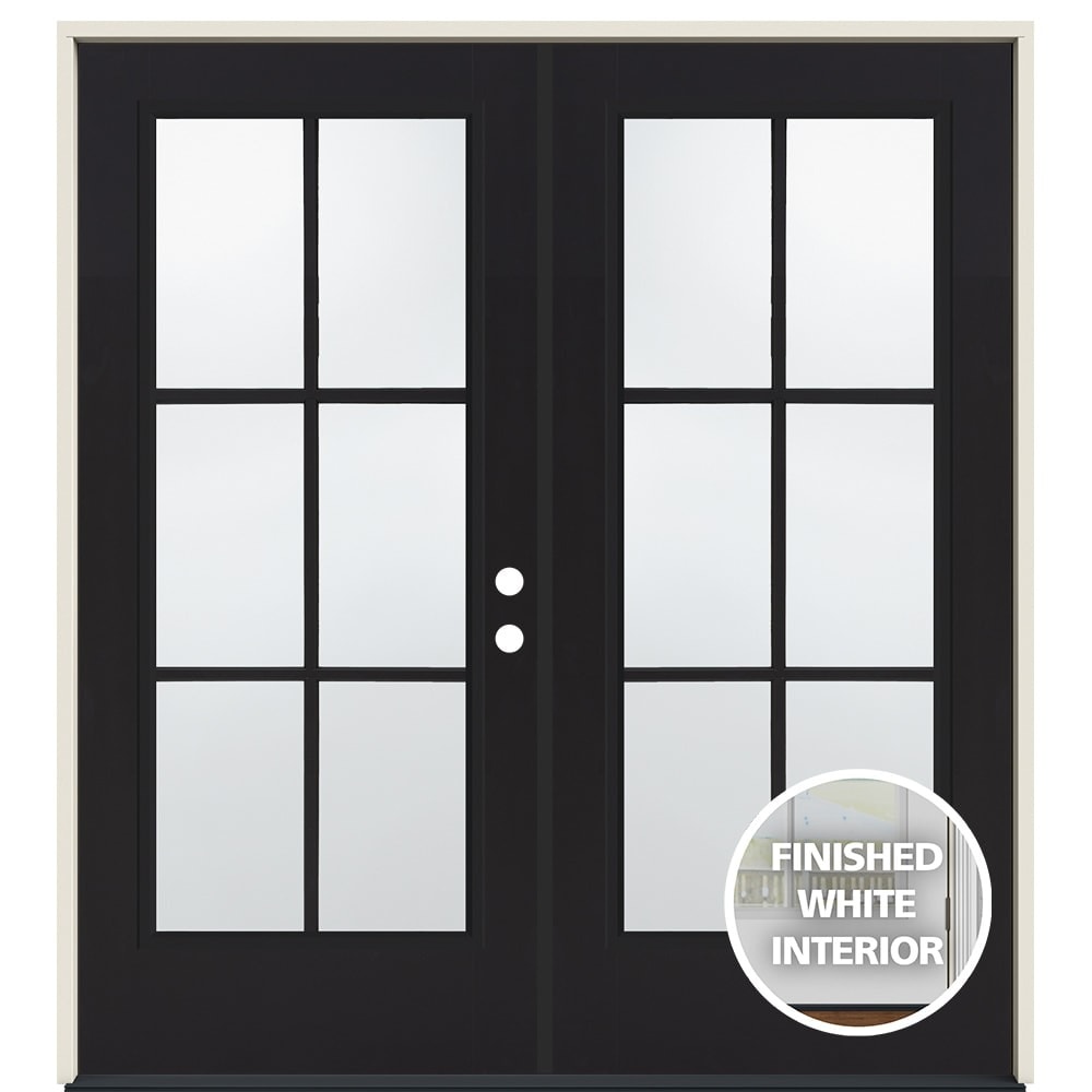JELD-WEN 72-in x 80-in Steel French, Left-hand inswing – primary product view