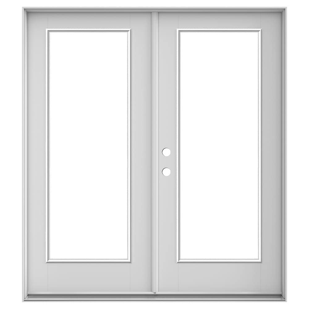JELD-WEN 72-in x 80-in Fiberglass French, Right-hand inswing – primary product view