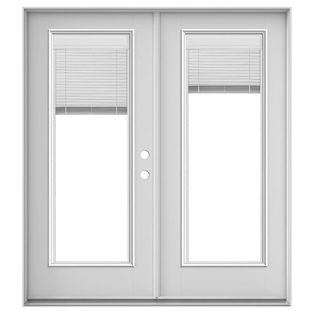 JELD-WEN 72-in x 80-in Fiberglass French, Left-hand inswing – primary product view