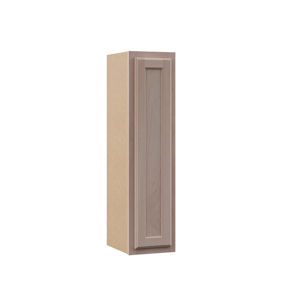 Hampton Assembled12x36x12 in. Wall Cabinet in Unfinished Beech - Super Arbor