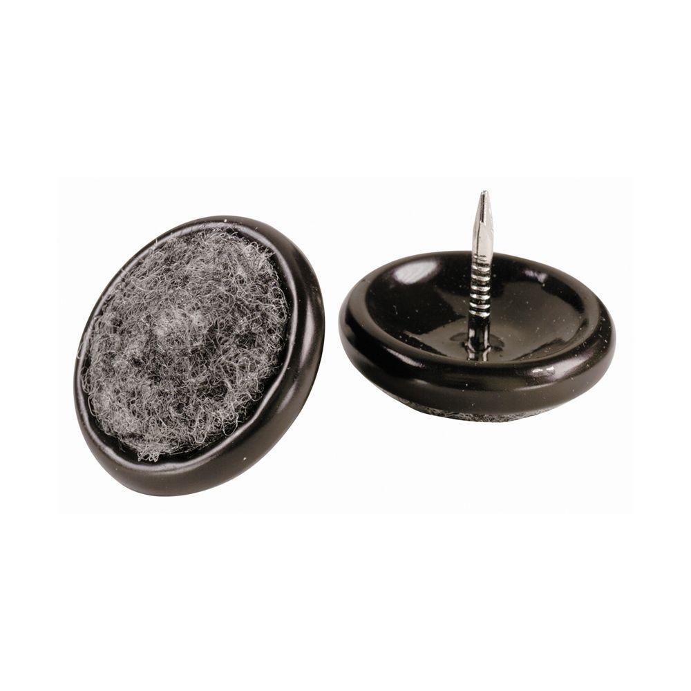 1 in. Nail-On Glides with Carpet Base (4 per Pack)