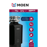Moen GX 3/4-HP Continuous Feed Noise Insulation Garbage Disposal