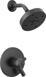 Delta Trinsic Matte Black 1-Handle Shower Faucet
