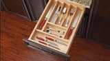 Rev-A-Shelf 22-in x 24-in Wood Cutlery Insert Drawer Organizer