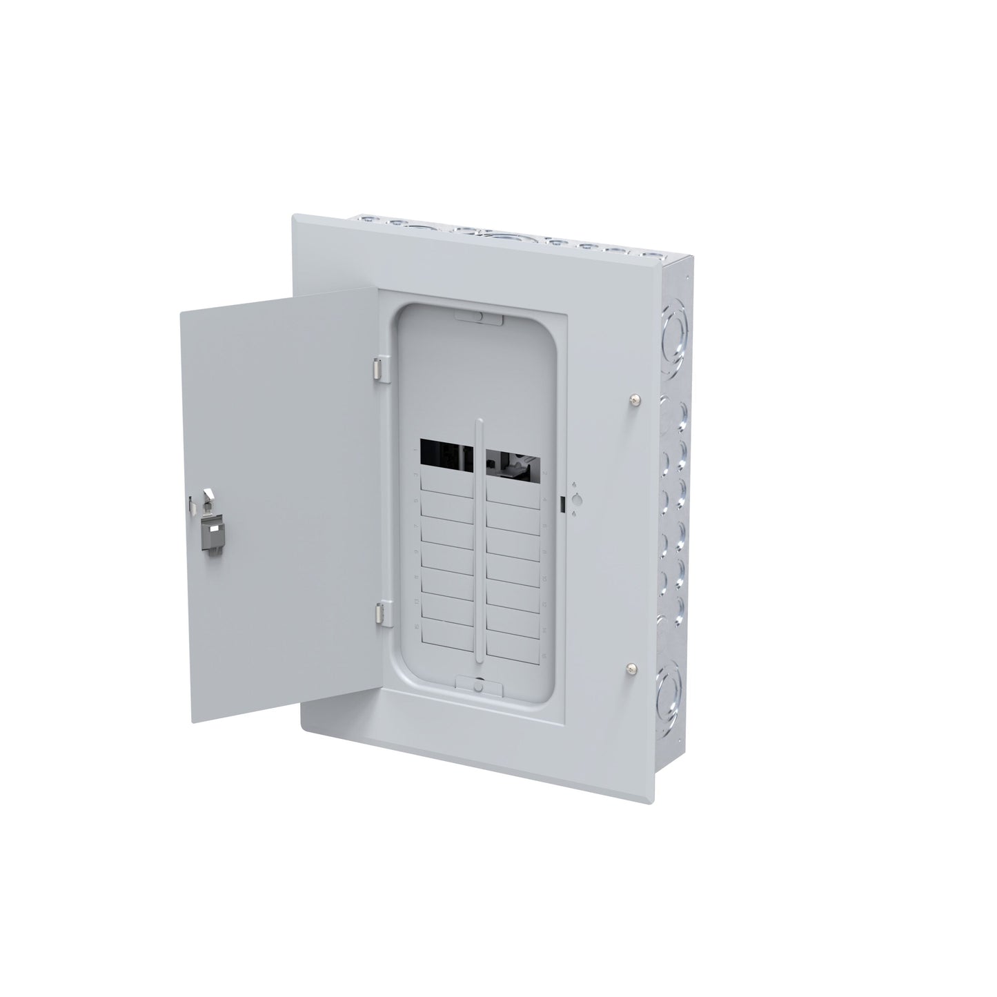 ABB ReliaHome P-Series 125-Amp 16-space load center - detail view
