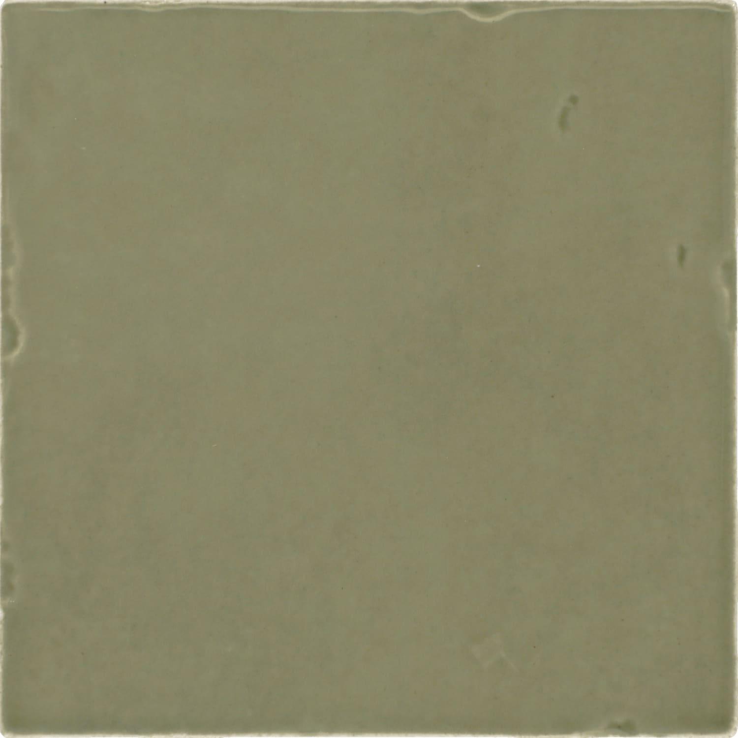Daltile Handcrafted Artistry Sage 4-in x 4-in Glossy Ceramic Handcrafted look Wall Tile product image