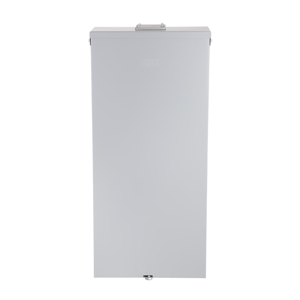 ABB ReliaHome P-Series 200-Amp 8-space load center - installed context