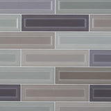 Bond Tile Sphinx Dark Blend 3 in. x 12 in. Ceramic Wall Tile (44 Pieces 10.76 Sq. Ft. / Box)