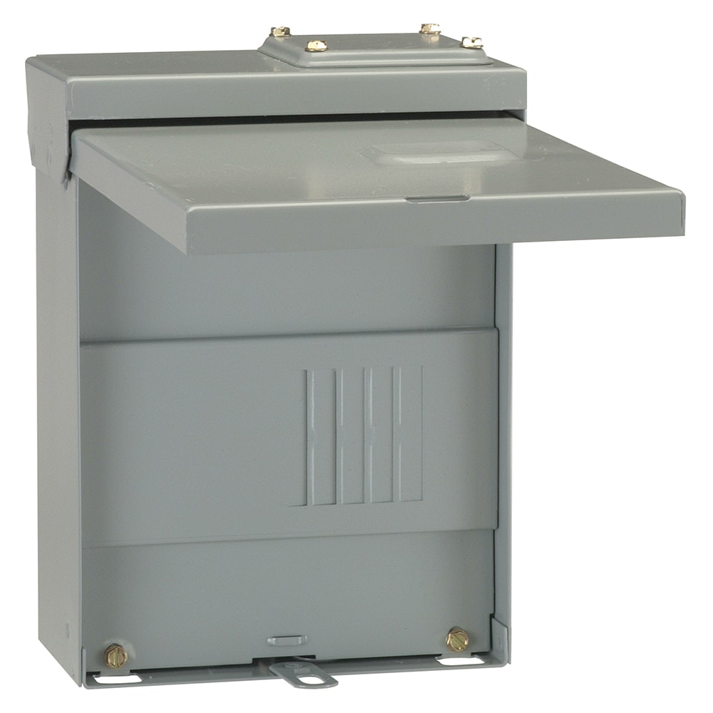 ABB ReliaHome T-Series 40-Amp 2-space load center - label view