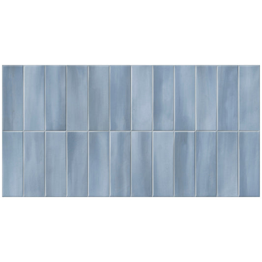 Giorbello Allure Sky 12-in x 24-in Glazed Porcelain Handcrafted look Wall Tile product image
