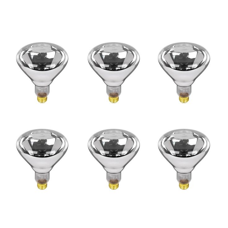 Feit Electric 250-Watt Clear BR40 Dimmable Incandescent 120-Volt Infrared Heat Lamp Light Bulb (1-Bulb)