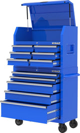Kobalt 36-in W x 38-in H 5-Drawer Steel Rolling Tool Cabinet (Blue)