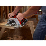M18 18-Volt Lithium-Ion 6-1/2 in. Cordless Circular Saw Kit with Two 3.0 Ah Batteries, 24T Saw Blade, Charger, Tool Bag - Super Arbor