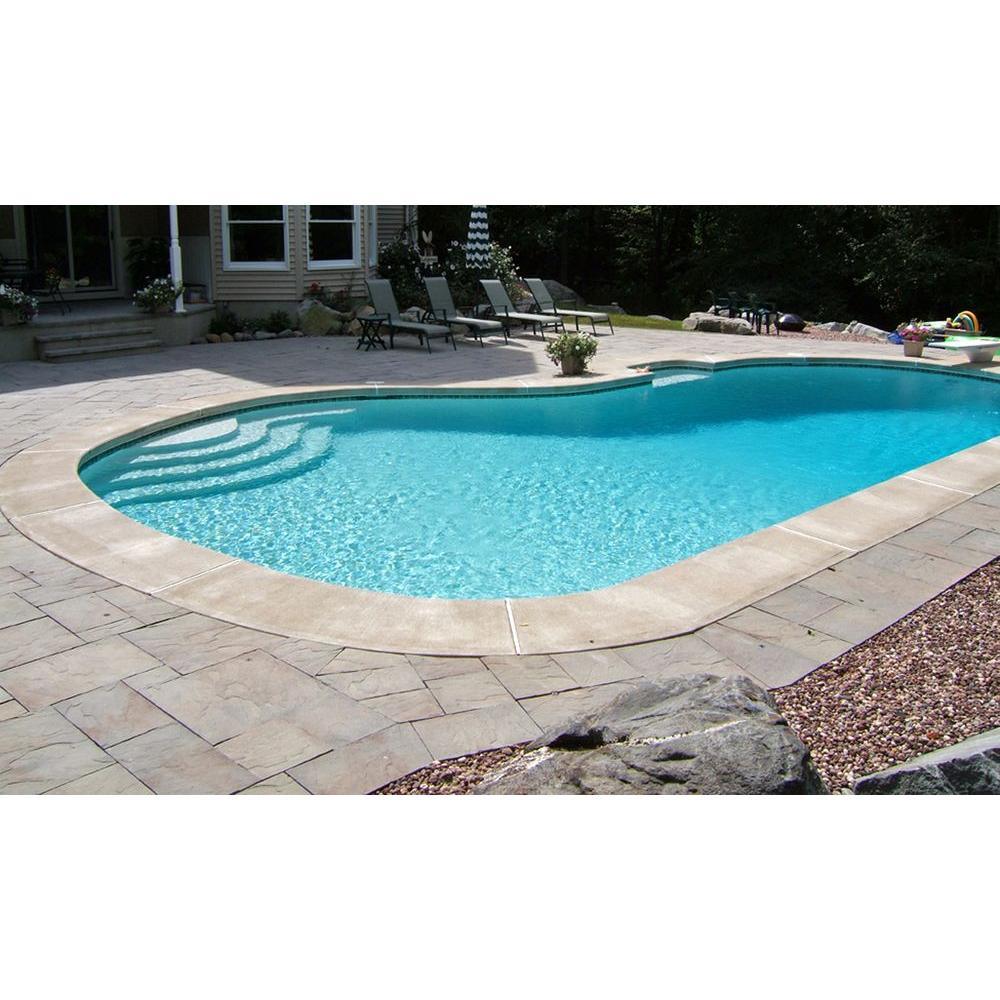 Patio-on-a-Pallet 12 in. x 24 in. and 24 in. x 24 in., 48 sq. ft. Concrete Gray Variegated Basketweave York-Stone Pavers - Super Arbor