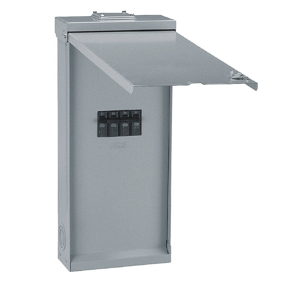 ABB ReliaHome 200-Amp 0-space load center - front view