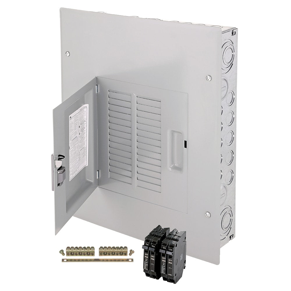 ABB ReliaHome T-Series 125-Amp 12-space load center - box view