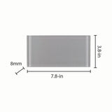 Elida Ceramica Grey Glass 4-in x 8-in Glossy Subway Wall Tile