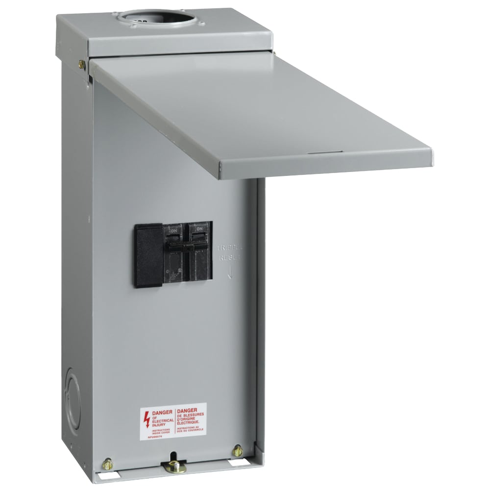 ABB ReliaHome 125-Amp 0-space load center - interior view