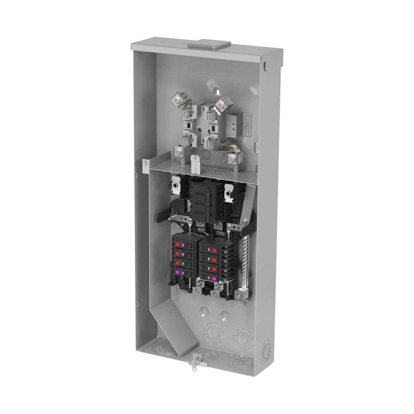 ABB ReliaHome 200-Amp 8-space load center - detail view