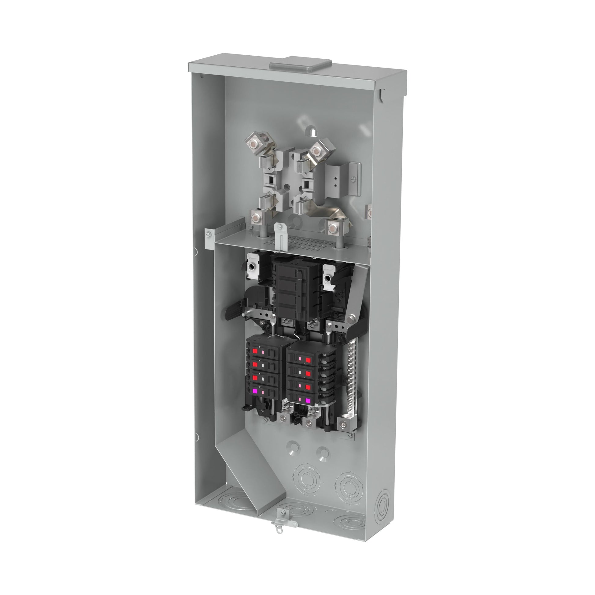ABB ReliaHome 200-Amp 8-space load center - detail view