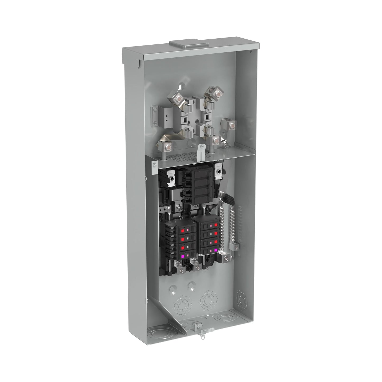 ABB ReliaHome 200-Amp 8-space load center - label view