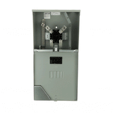 ABB ReliaHome 200-Amp 4-space load center - angle view