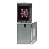 ABB ReliaHome 200-Amp 20-space load center - angle view