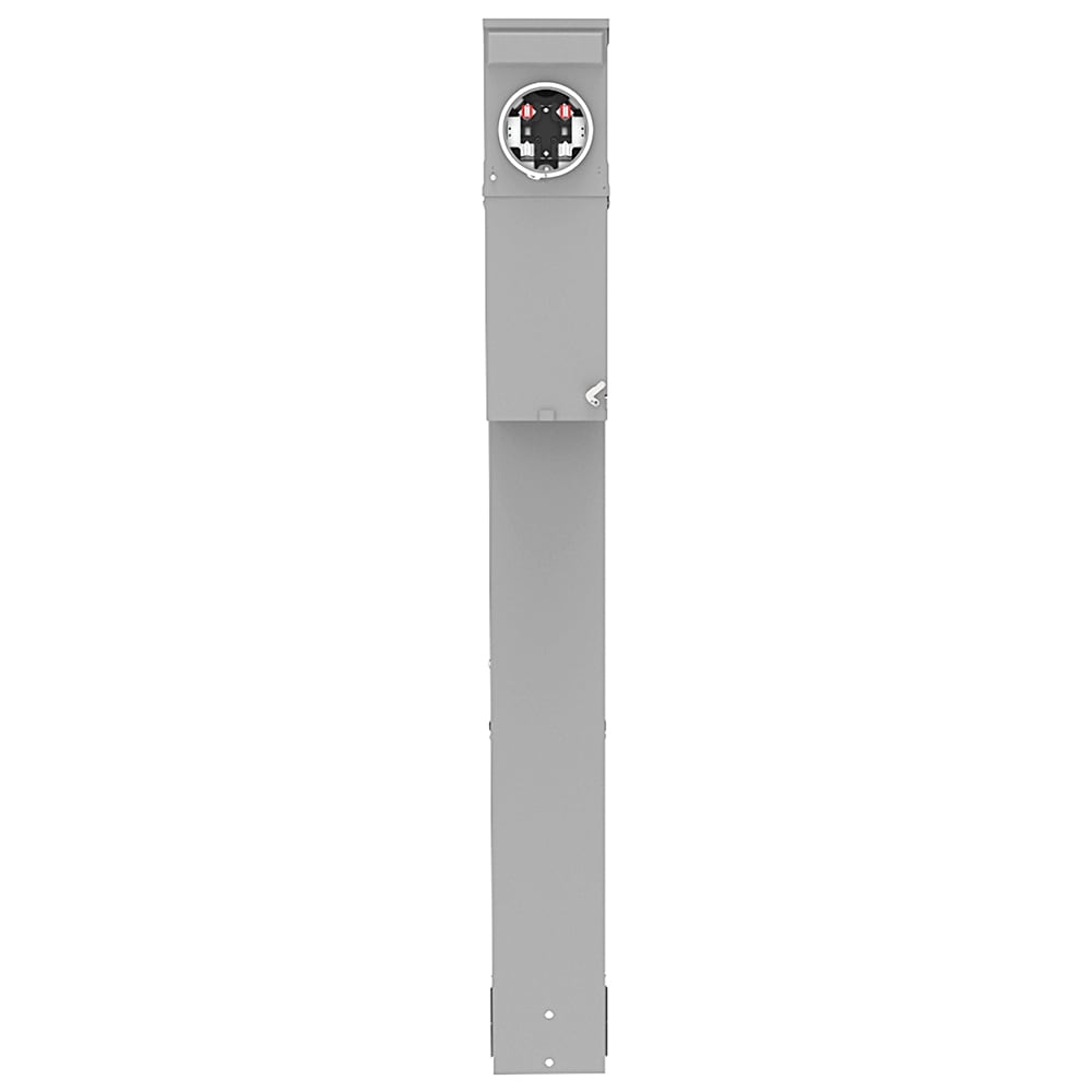 Midwest Compatible with ABB and GE THQL, THHQL Standard, Pigtail AFCI, GFCI and DFCI breakers 200-Amp 4-space load center - front view
