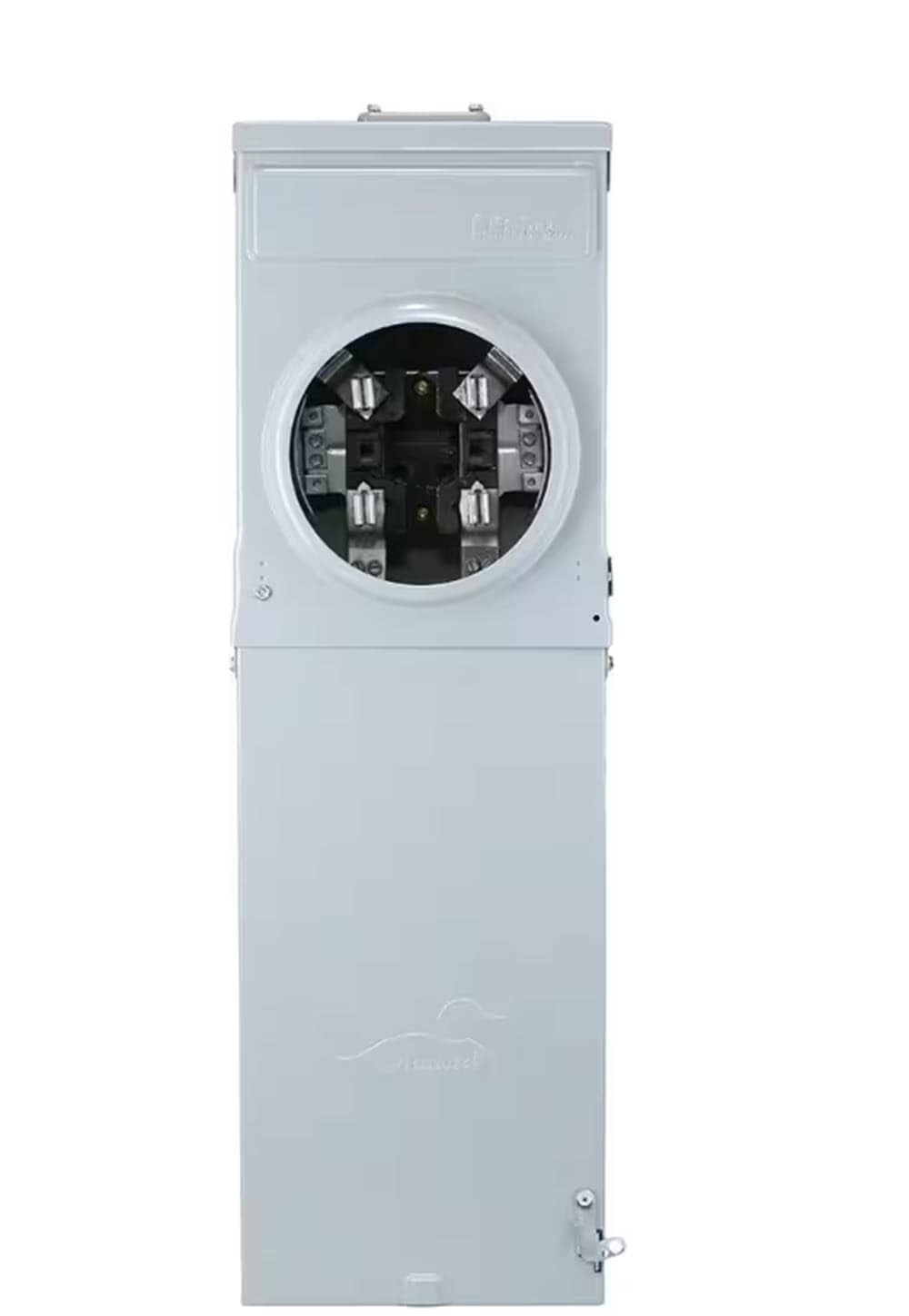 Midwest Compatible with ABB and GE THQL, THHQL Standard, Pigtail AFCI, GFCI and DFCI breakers 200-Amp 4-space load center - side view